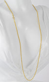 Cadena cordón oro 18k 750 60cm