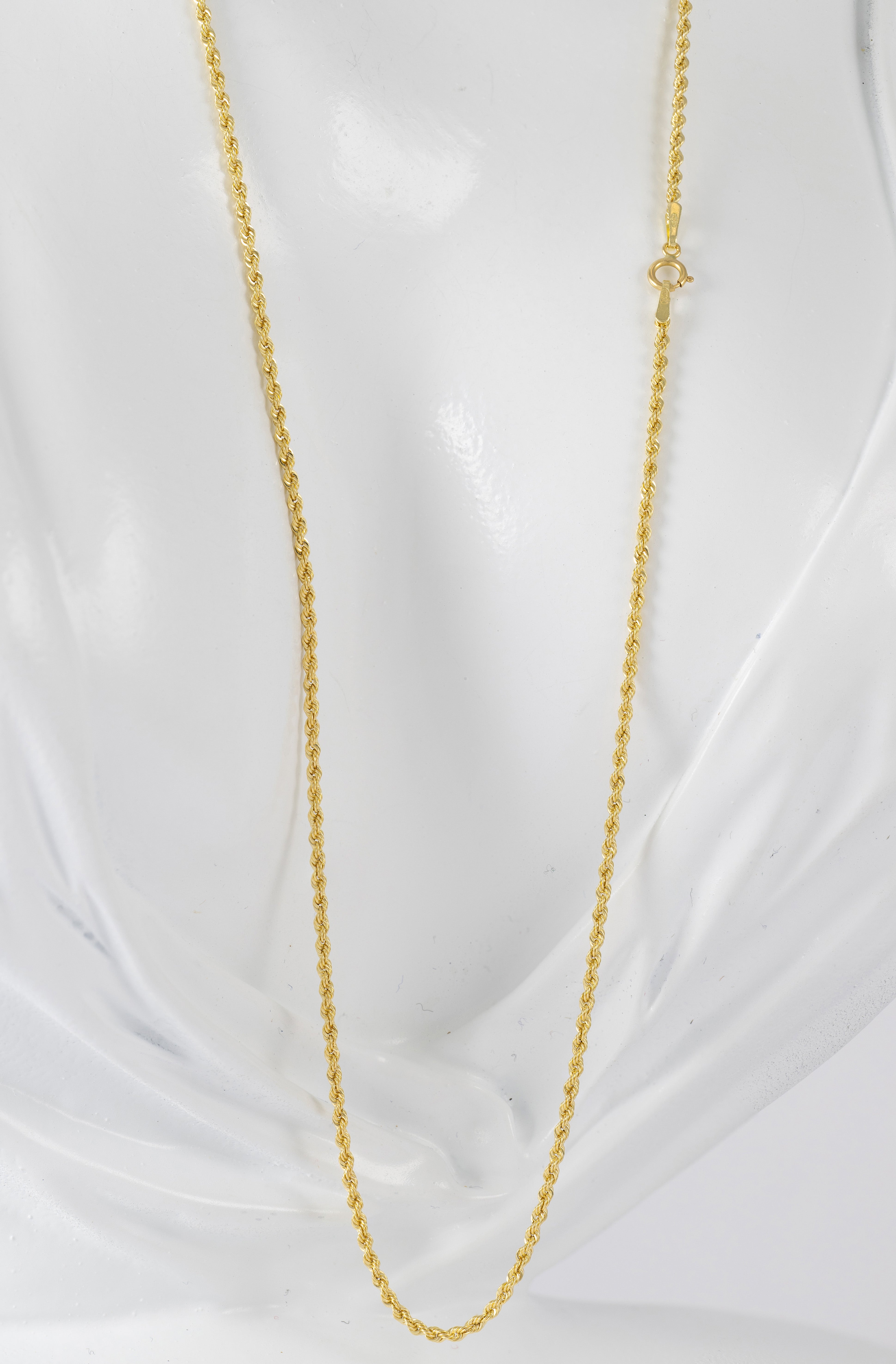 Cadena cordón oro 18k 750 60cm