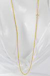 Cadena cordón oro 18k 750 60cm