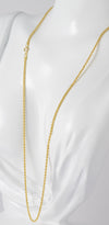 Cadena cordón oro 18k 750 60cm