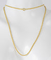 Cadena cordón oro 18k 750 60cm