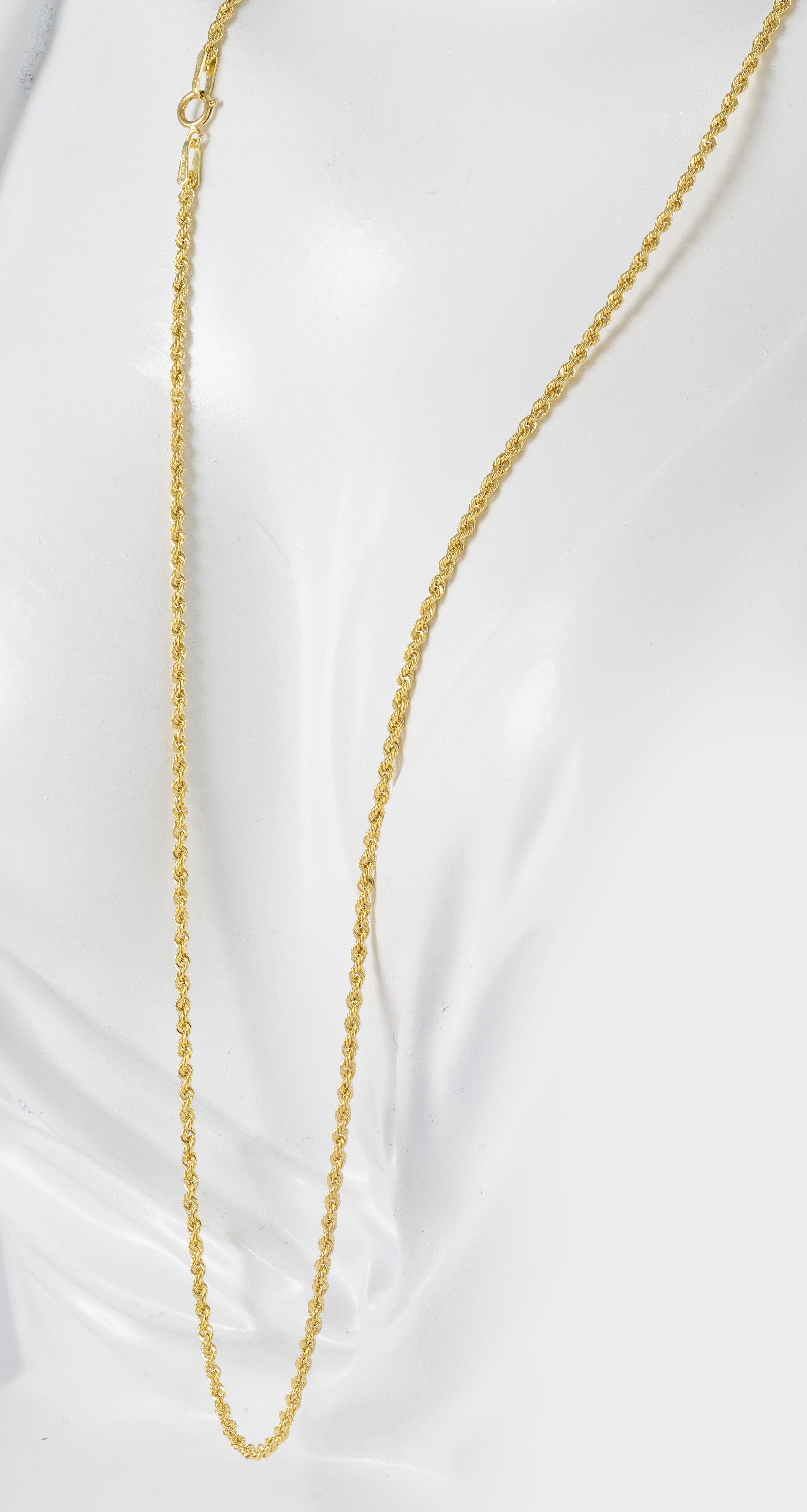 Cadena cordón oro 18k 750 60cm