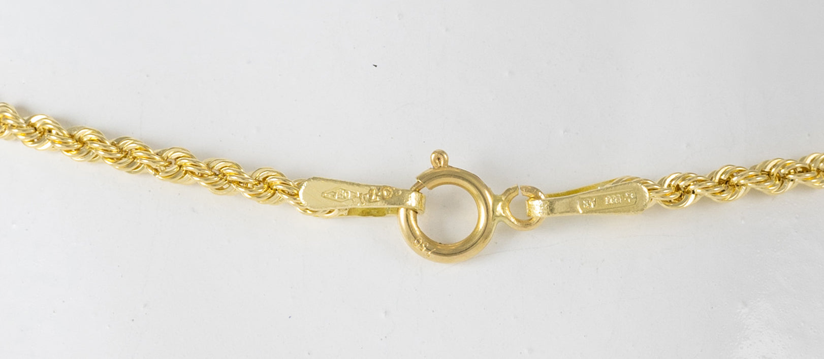 Cadena cordón oro 18k 750 60cm