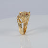 Anillo pantera de oro 18k 750