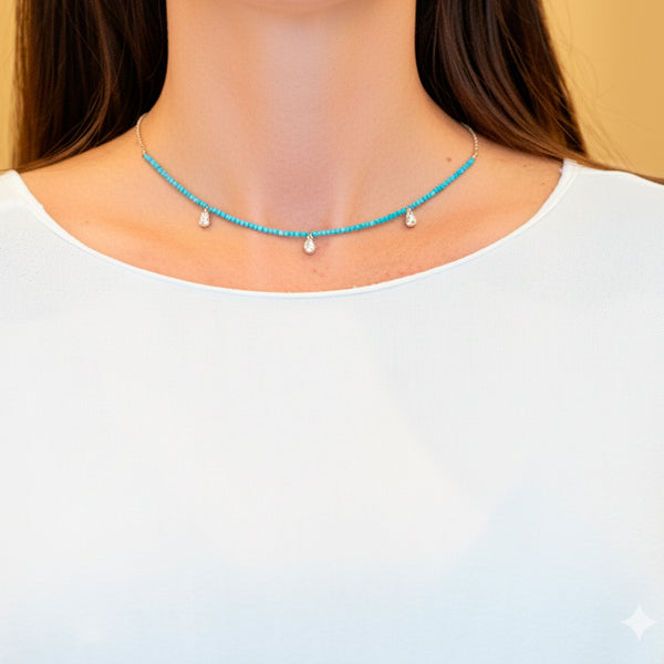 Collar Tous de plata 925 y calcita teñida Joy Bits