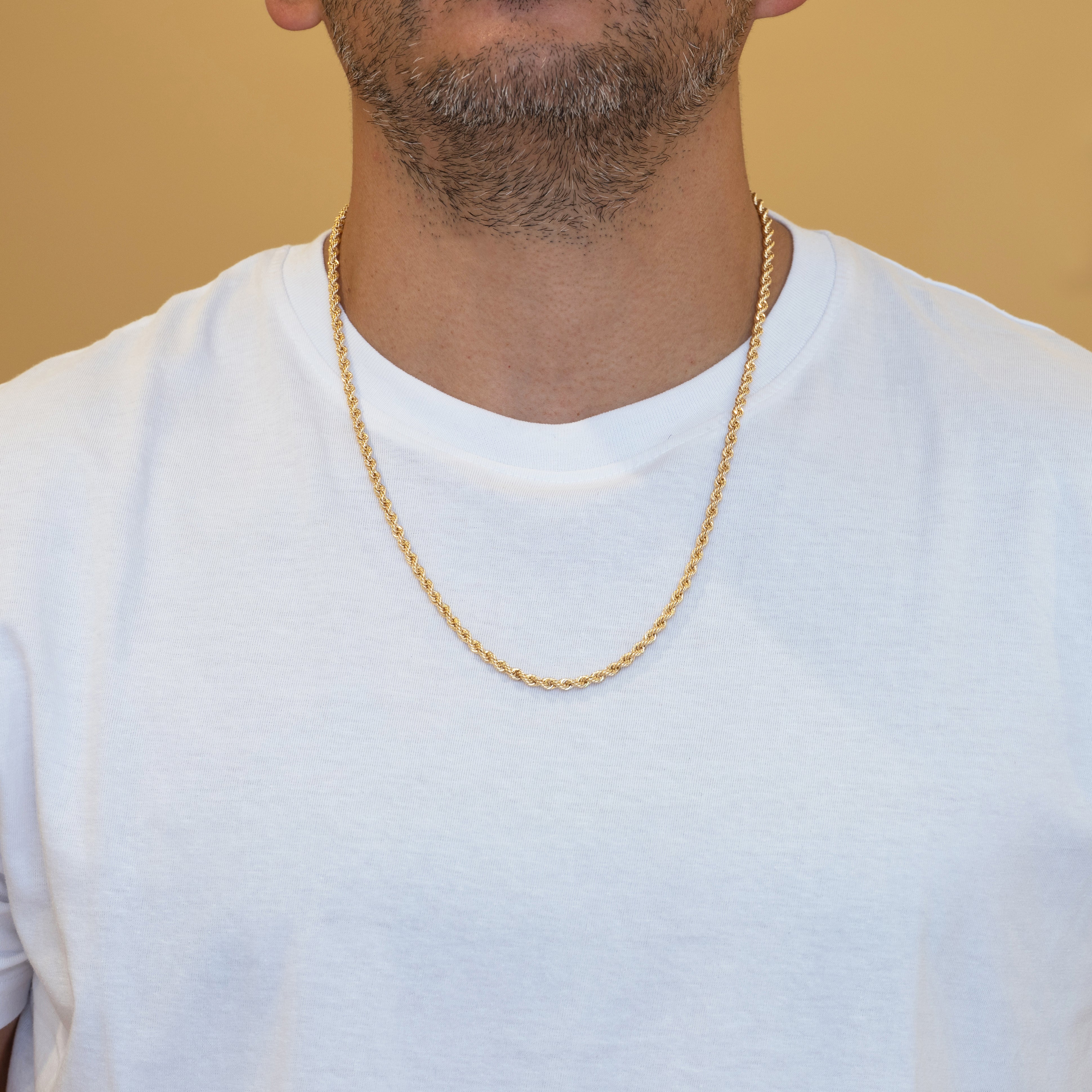 Cadena cordón oro amarillo 18k 60cm