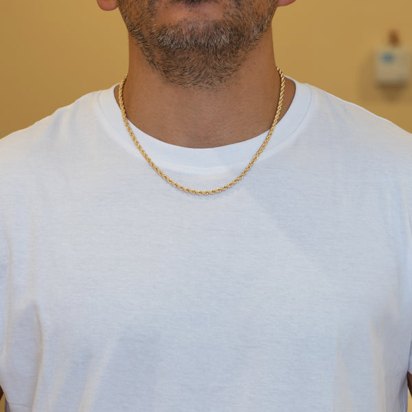 Cadena cordón oro 18k 750 50cm