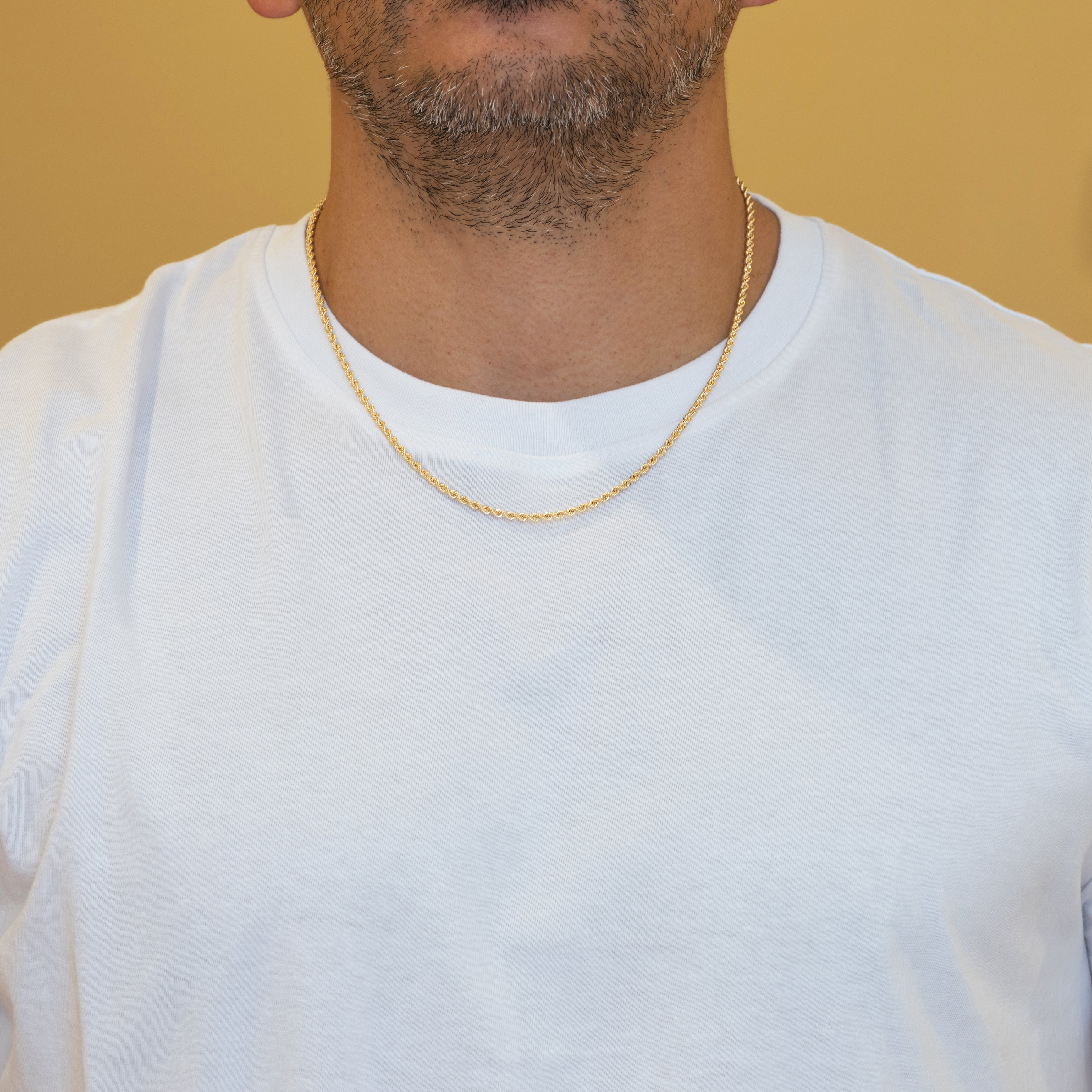 Cadena cordón oro 18k 750 50cm