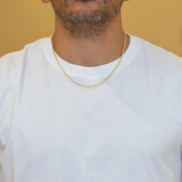 Cadena cordón oro 18k 750 50cm