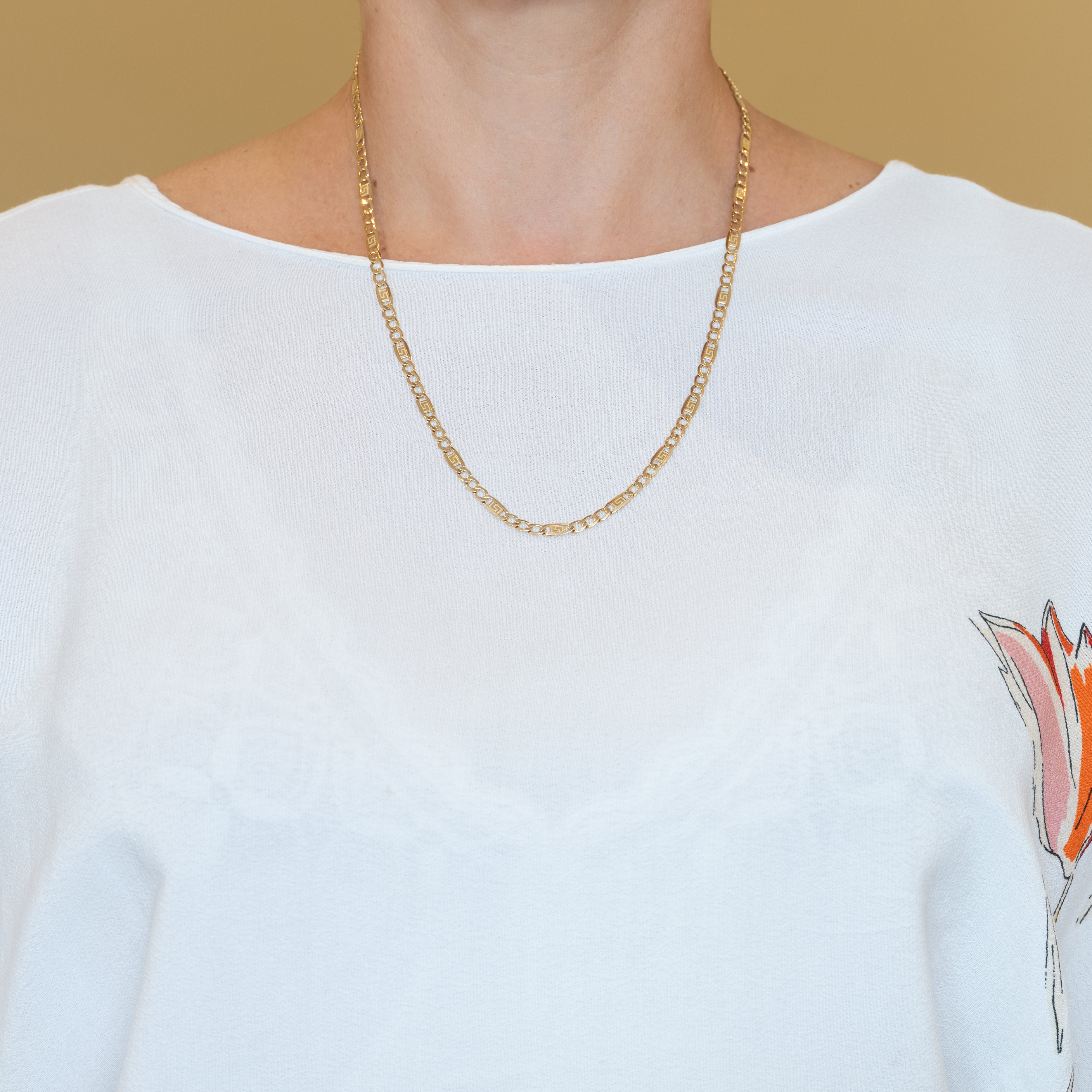 Cadena de oro amarillo 18k 50cm