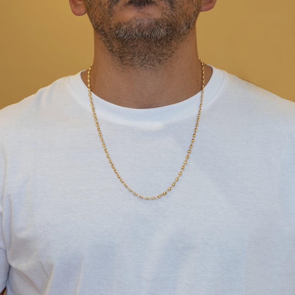 Cadena calabrote oro 18k 750 60cm