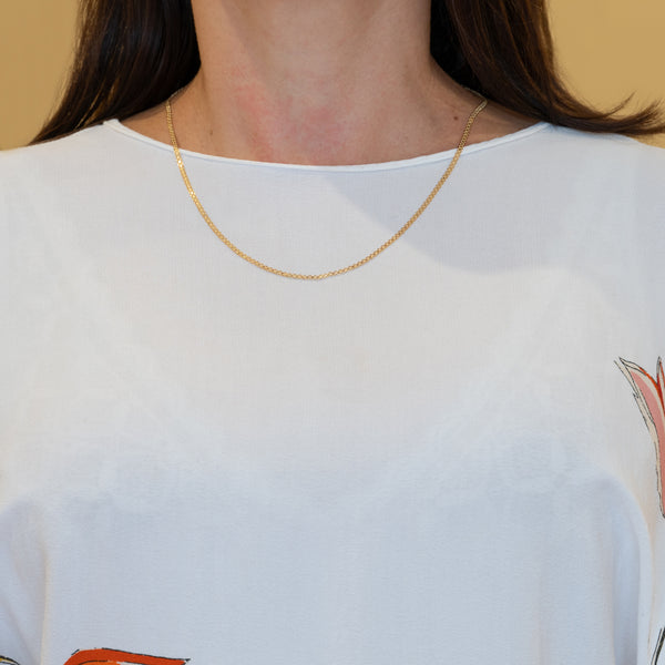 Cadena bismark oro 18k 750 50cm