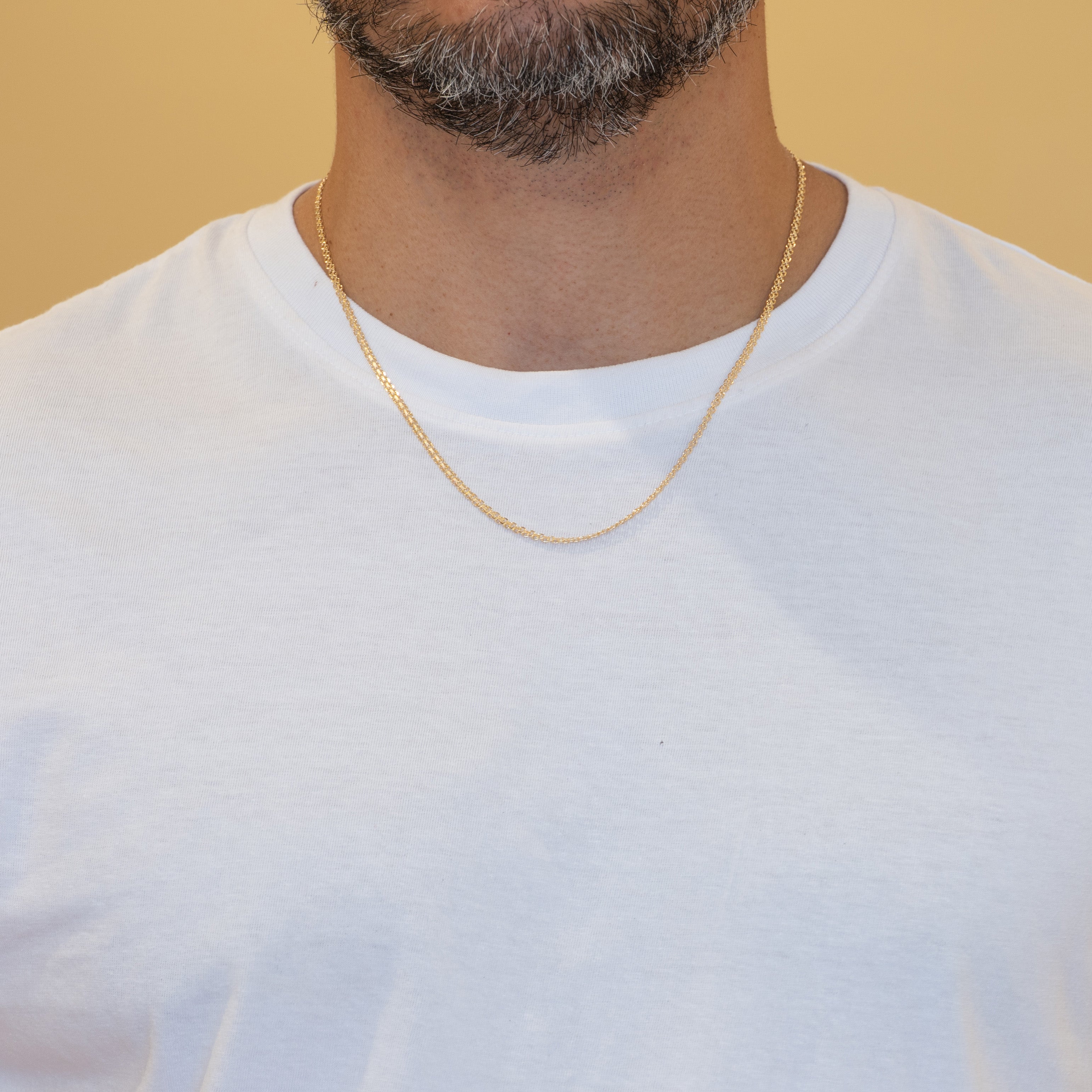 Cadena bismark oro 18k 750 50cm