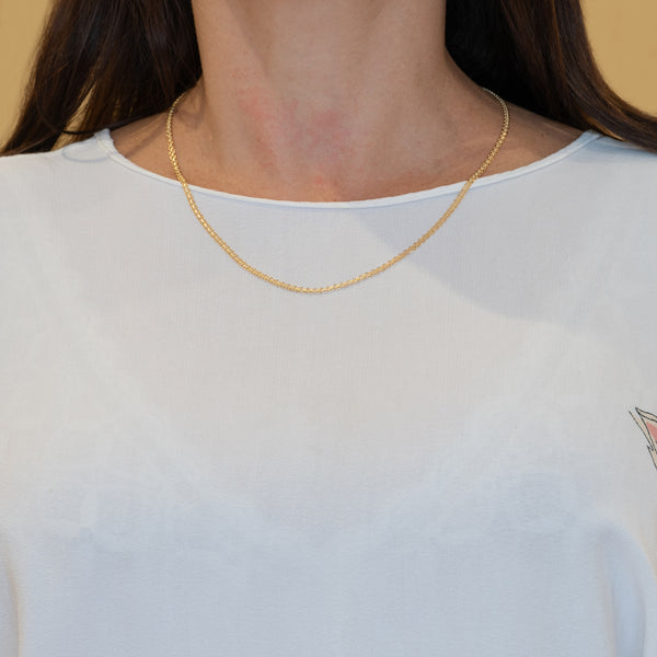 Cadena bismark oro 18k 750 50cm