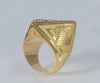 Anillo Iluminati de oro 18k 750