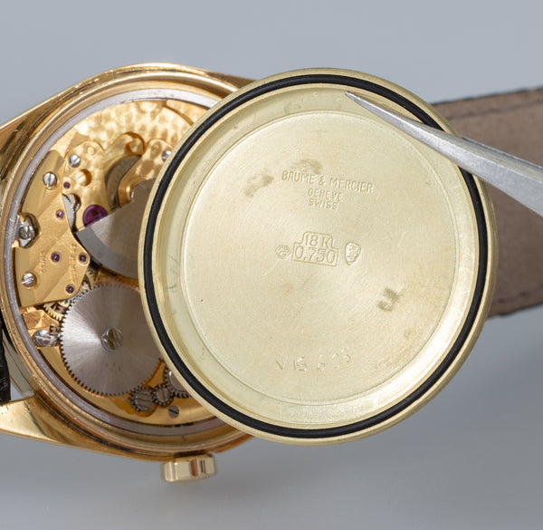 Baume & Mercier Baumatic Yellow Gold 18k Ref: 3183 2