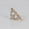 Broche en oro blanco y amarillo 18k con diamantes