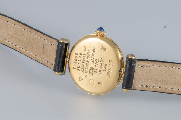 Cartier Vermeil Colisee Must de Cartier Argent 925 Ref: 590002