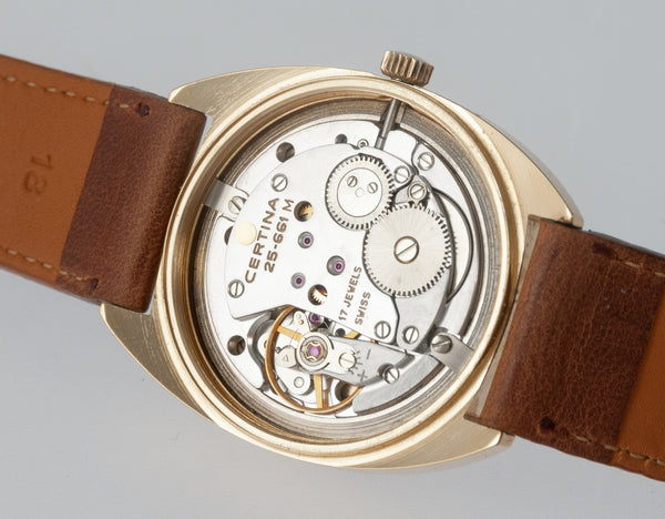 Certina Kurth Freres Plaque or G 10 Microns Ref: 852 1211 22