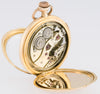 Charles Ed Lardet Pocket Watch Yellow Gold 18k Chimes Hour Quarter Minute