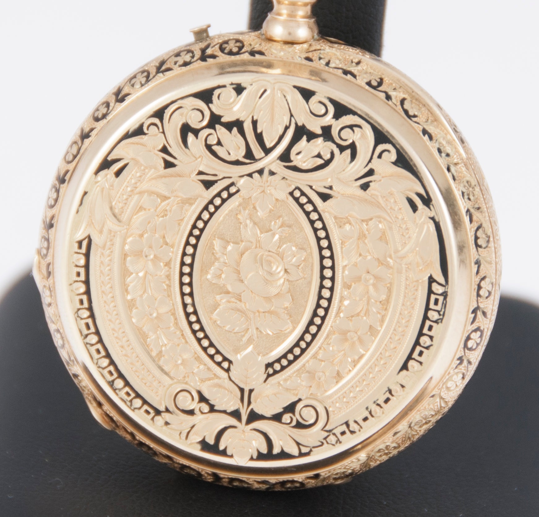 Charles Ed Lardet Pocket Watch Fleurier Suisse Yellow Gold 18k