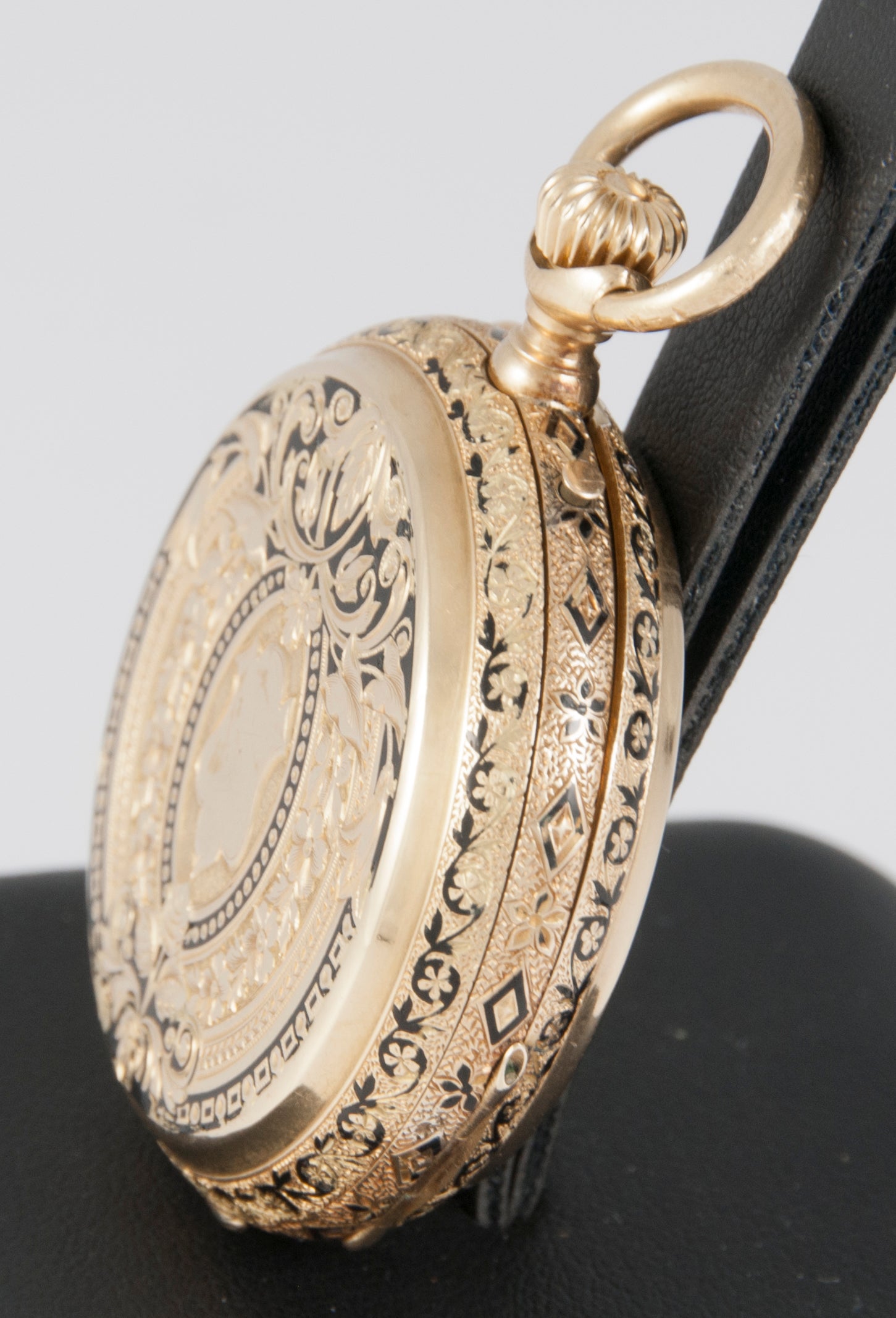 Charles Ed Lardet Pocket Watch Fleurier Suisse Yellow Gold 18k