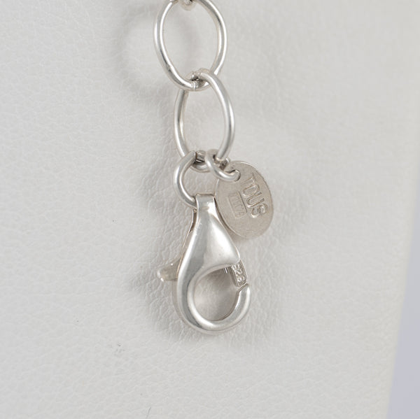 Collar largo Tous en plata 925 y perlas cultivadas Rosa d'Abril