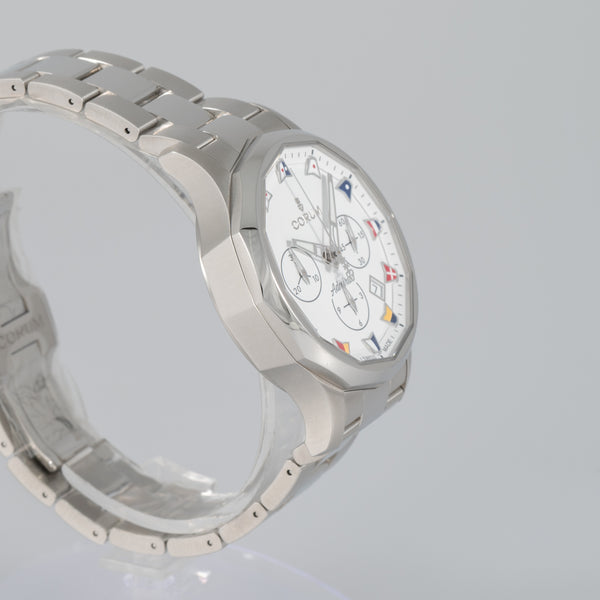 Corum Admiral 42 Chronograph White Dial Ref: A984/04251 984.111.20 V705 AA52