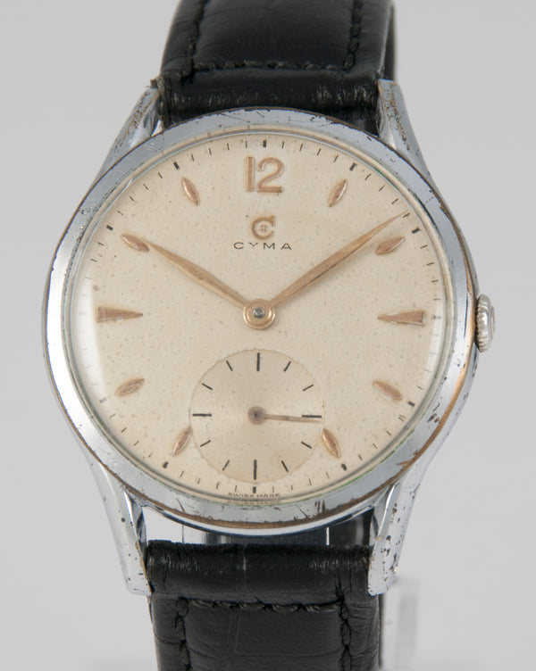 Cyma Vintage Steel 1950's Caliber 586