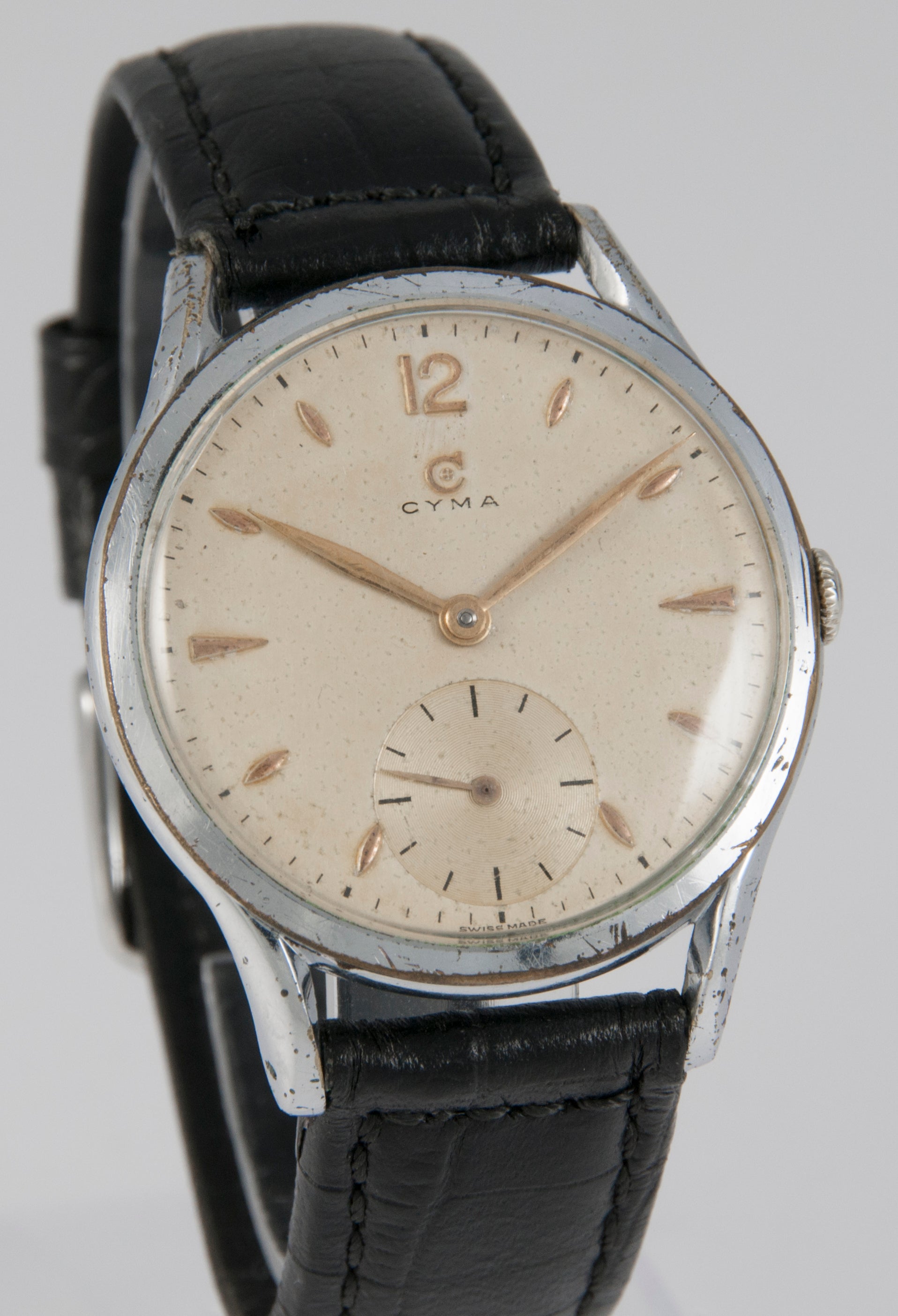 Cyma Vintage Steel 1950's Caliber 586