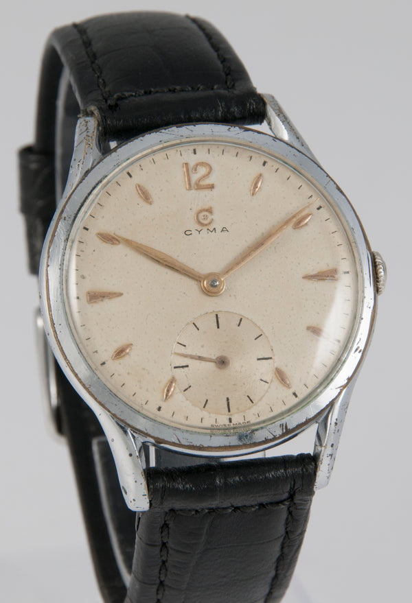 Cyma Vintage Steel 1950's Caliber 586