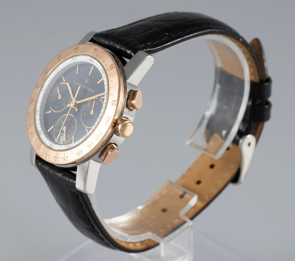 Girard Perregaux Quartz Chronograph Steel Blue Dial Ref: 7001 7700