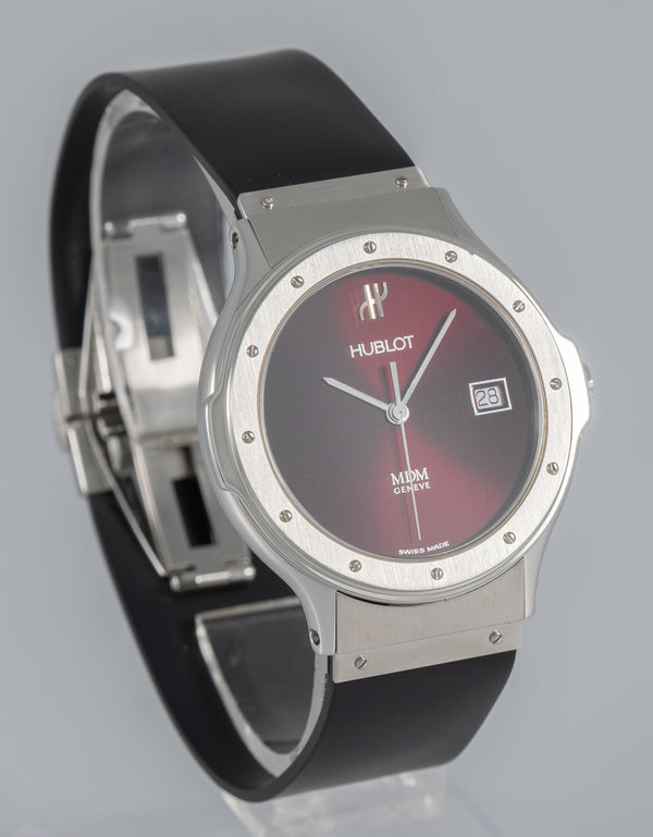 Hublot Classic MDM Geneve Burdeos Dial Ref: 1523.1