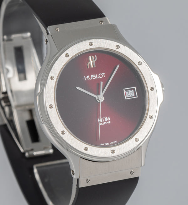Hublot Classic MDM Geneve Burdeos Dial Ref: 1523.1