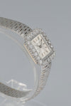 Juvenia White Gold 18k and Diamonds 1.1 ct Square Dial Ref: 13245