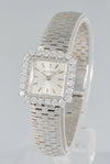 Juvenia White Gold 18k and Diamonds 1.1 ct Square Dial Ref: 13245