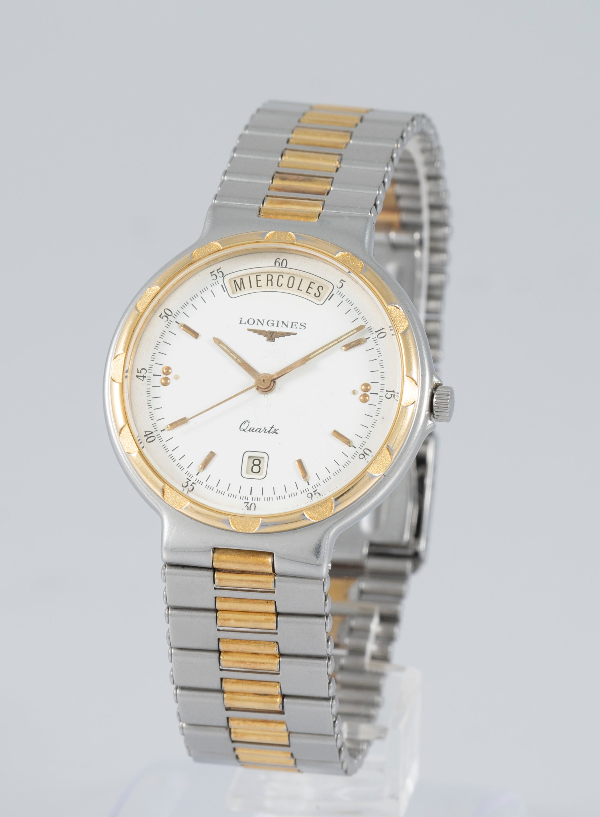 Longines Conquest Quartz Day Date Ref: 4961 3 163