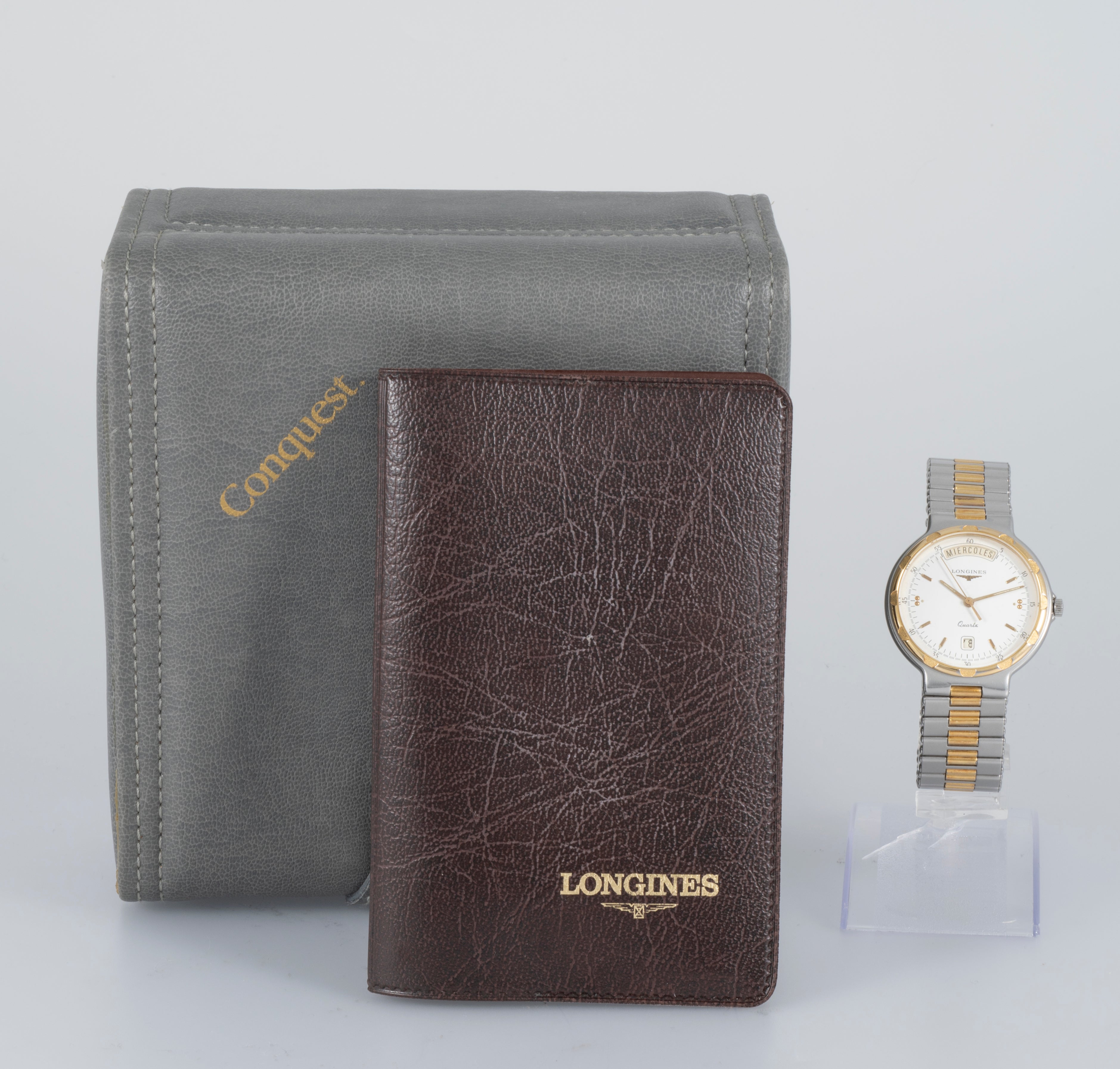 Longines Conquest Quartz Day Date Ref: 4961 3 163