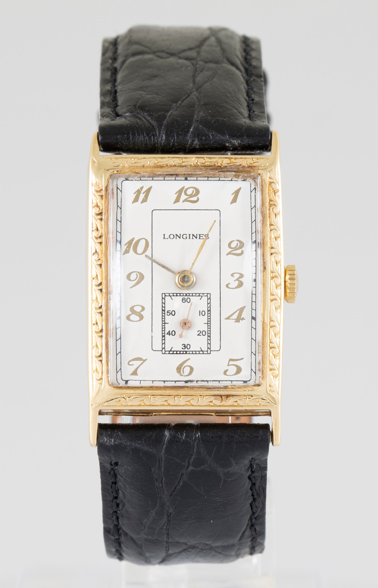 Longines Art Deco Vintage Yellow Gold 18k Caliber 9.47N