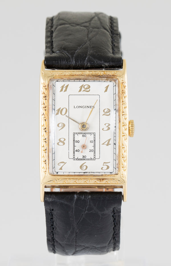 Longines Art Deco Vintage Yellow Gold 18k Caliber 9.47N