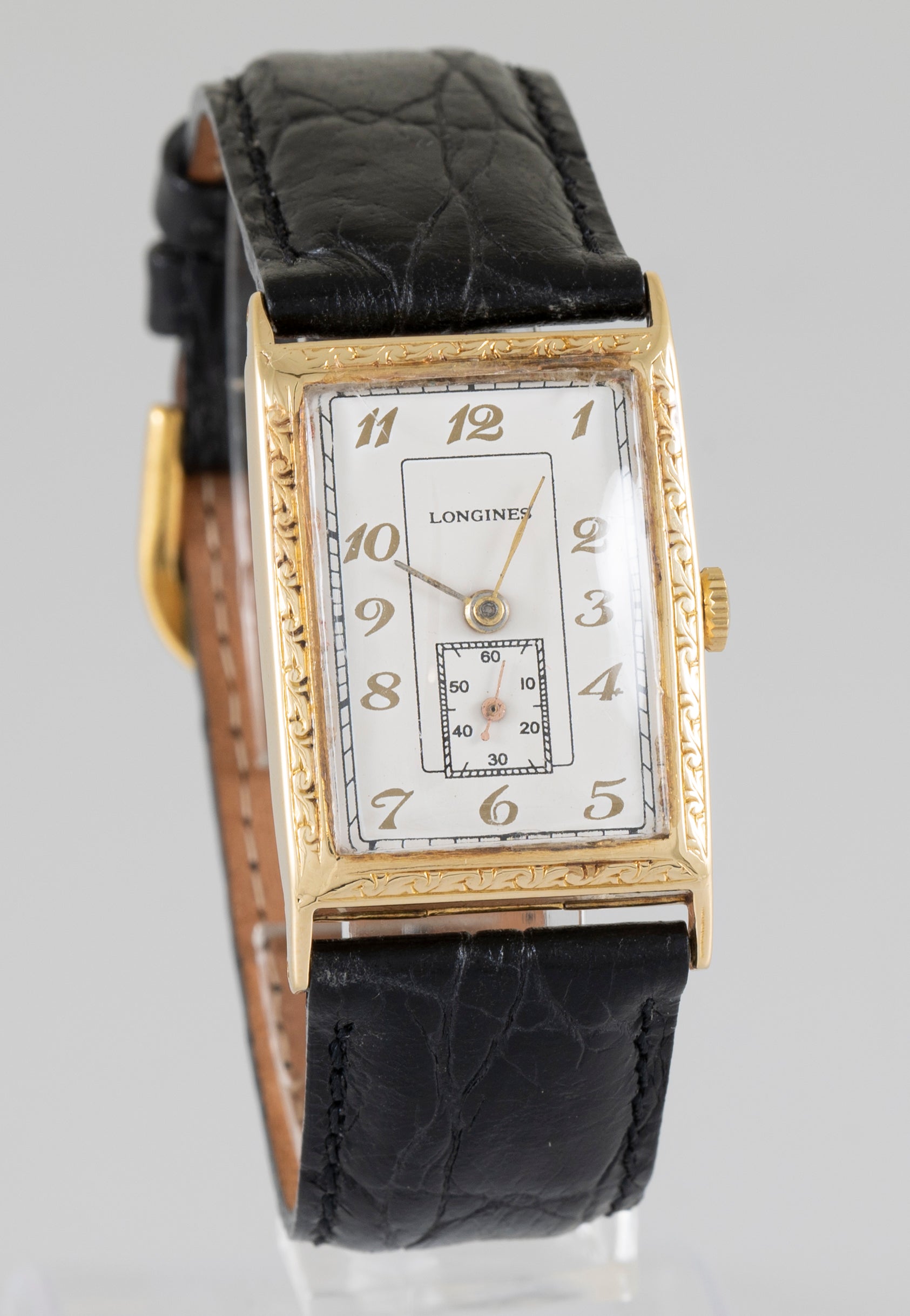 Longines Art Deco Vintage Yellow Gold 18k Caliber 9.47N