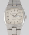 Longines Automatic Day-Date Square Dial Steel 1970's Ref: 1540-1 559