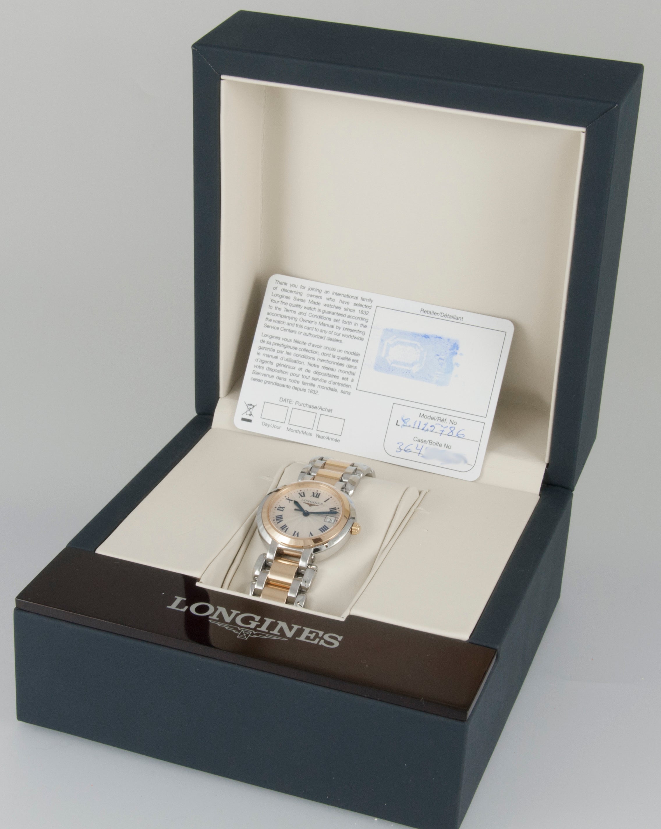 Longines PrimaLuna Quartz Ref: L8.112.5.78.6