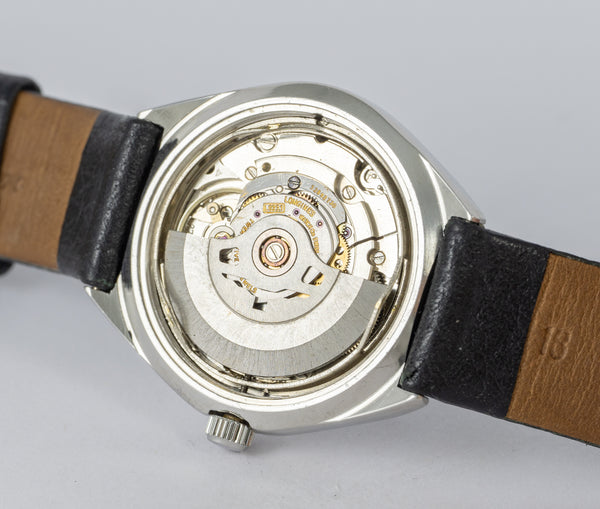 Longines Vintage Steel Black Dial Cal L633.1