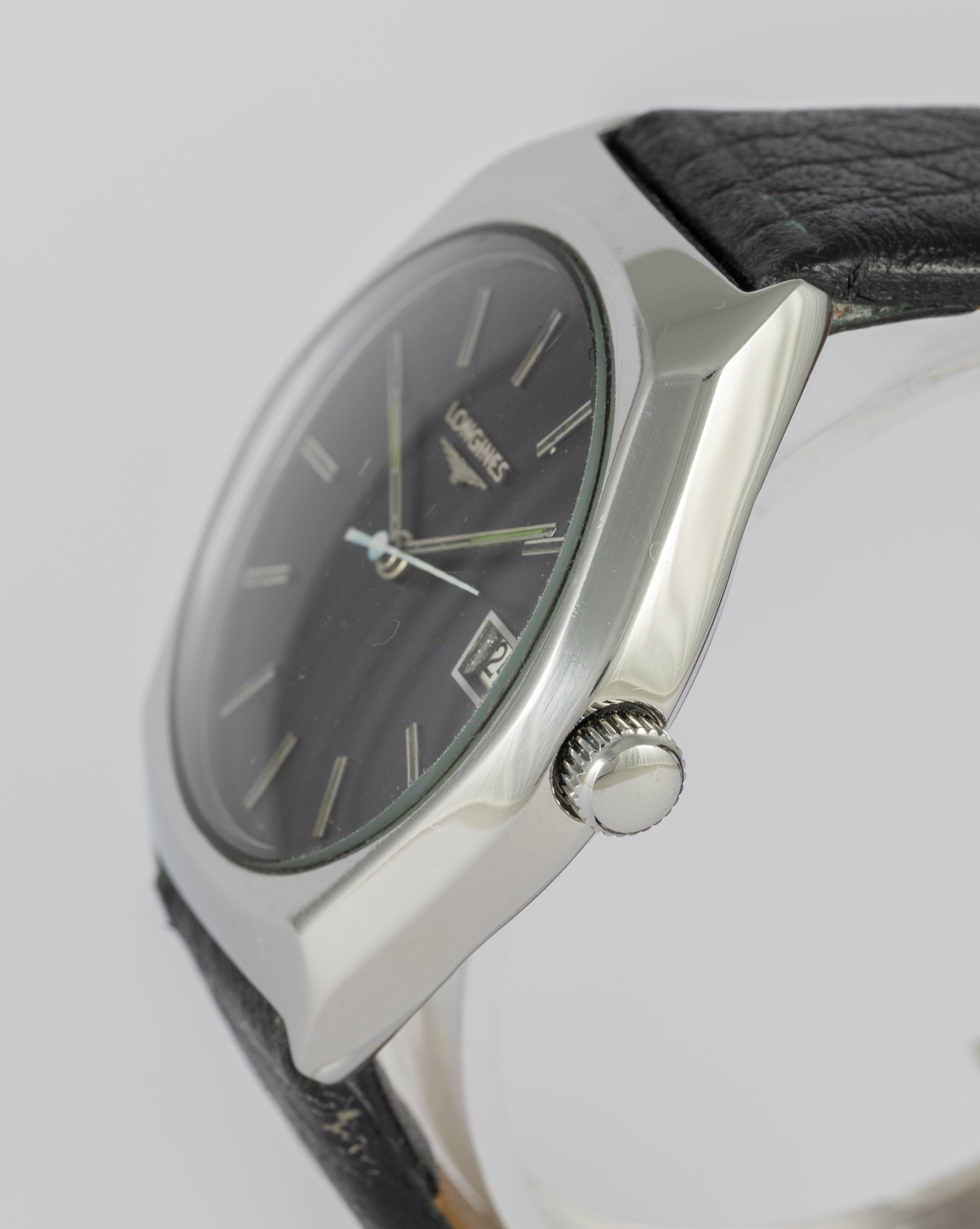 Longines Vintage Steel Black Dial Cal L633.1