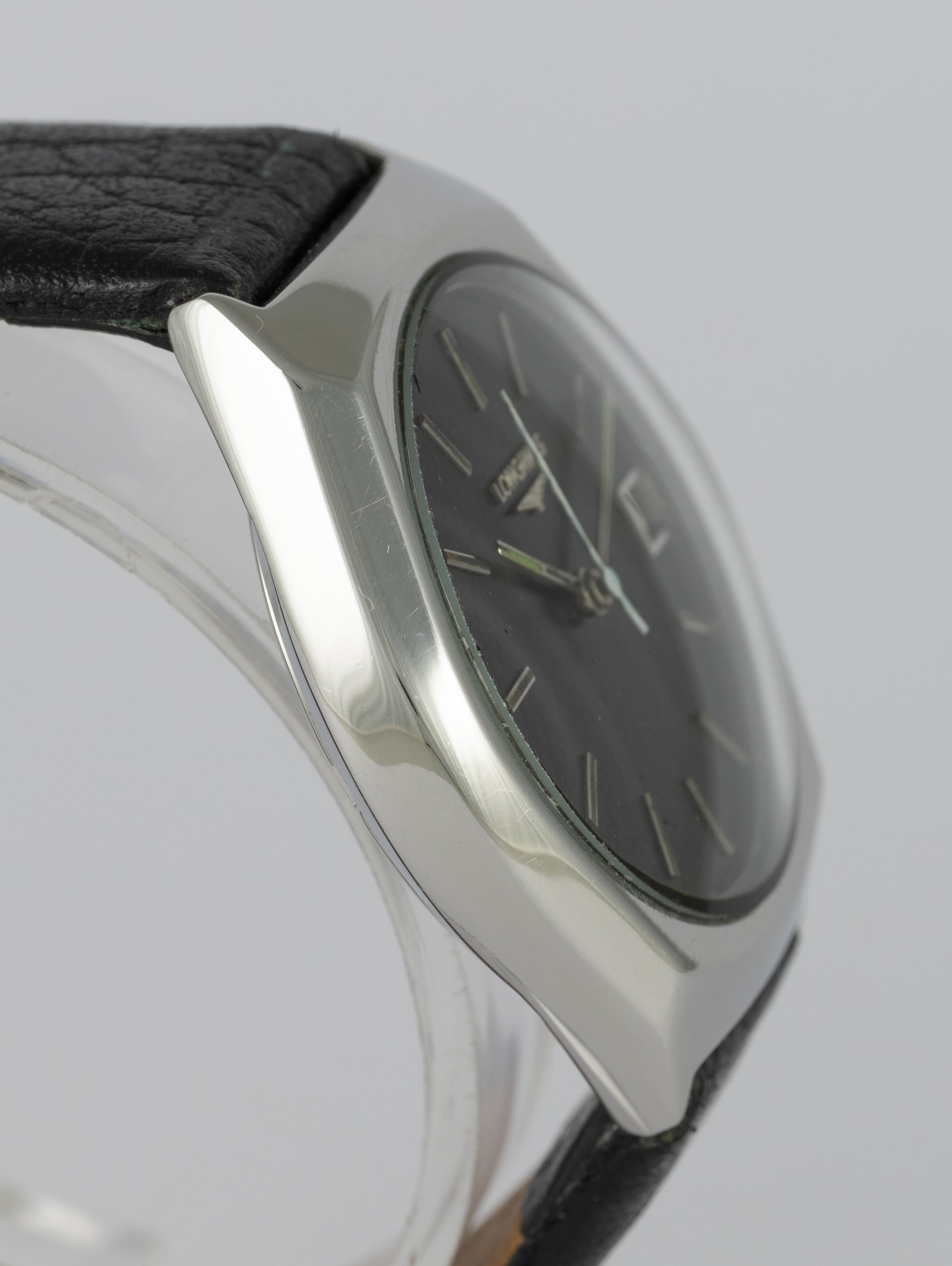 Longines Vintage Steel Black Dial Cal L633.1