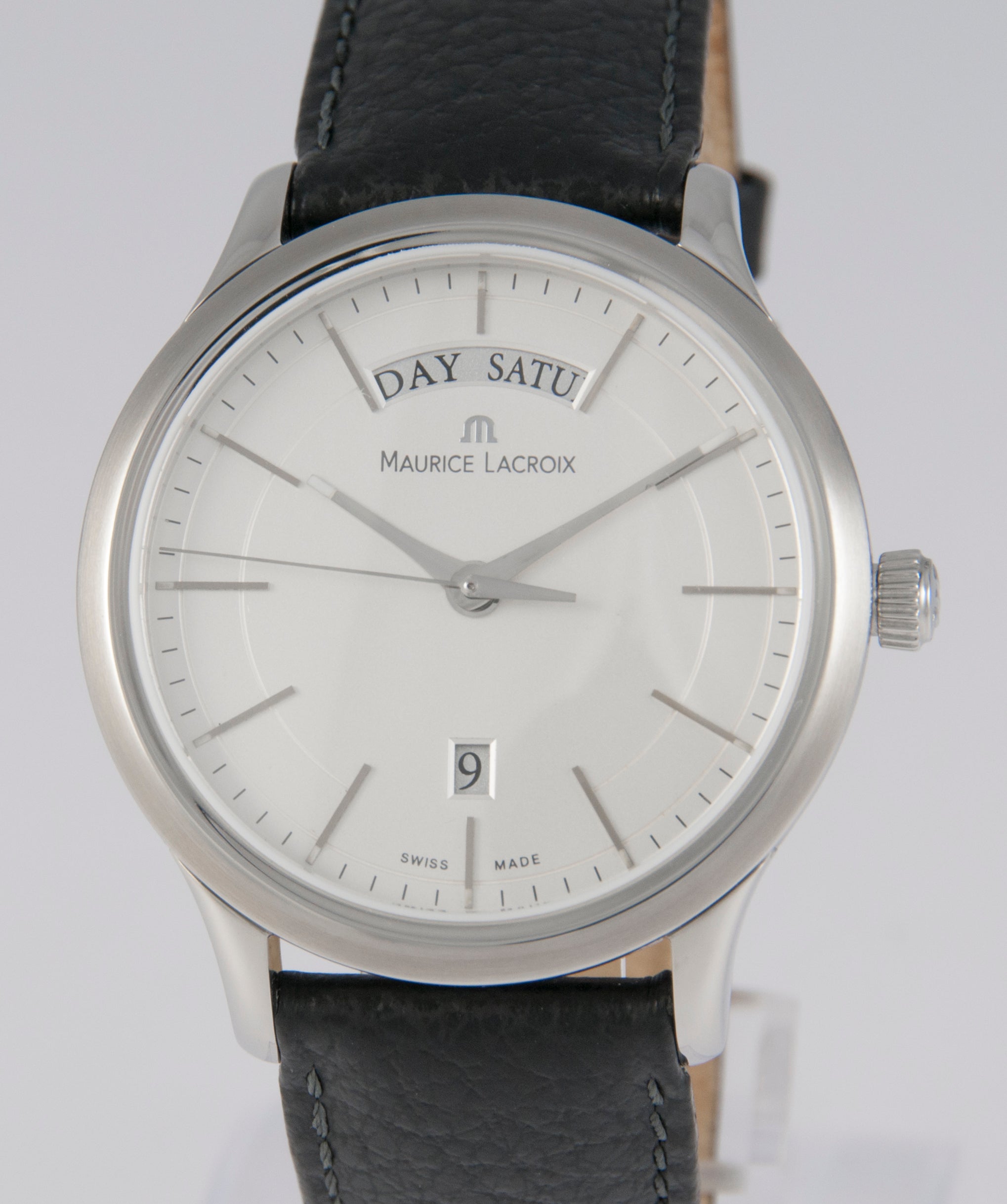 Maurice Lacroix Les Classiques Day Date Steel Ref: LC1007-SS001-130