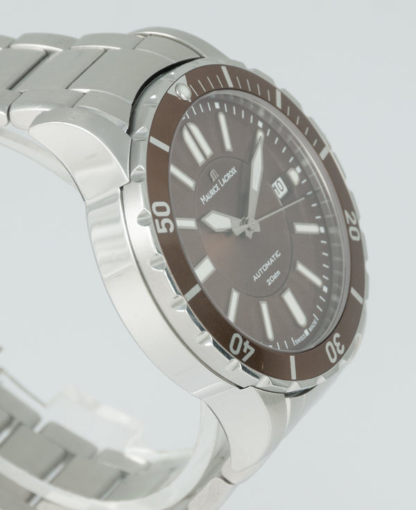 Maurice Lacroix Miros Diver Automatic Brown Steel Ref: MI6028
