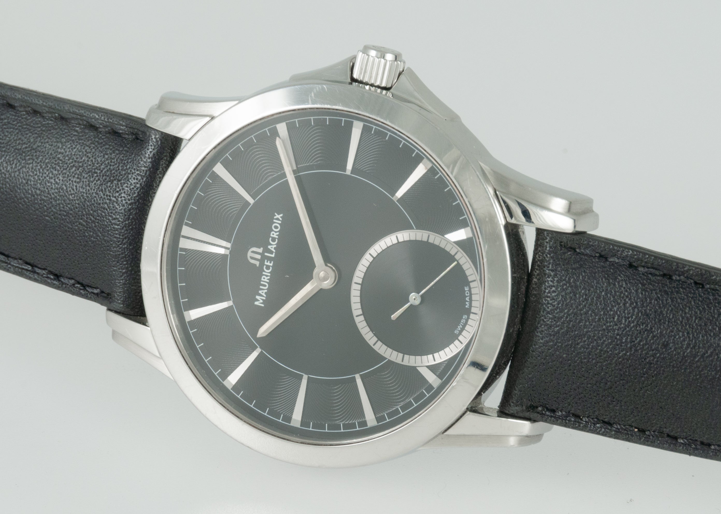 Maurice Lacroix Pontos Steel Black Dial Ref: PT7518