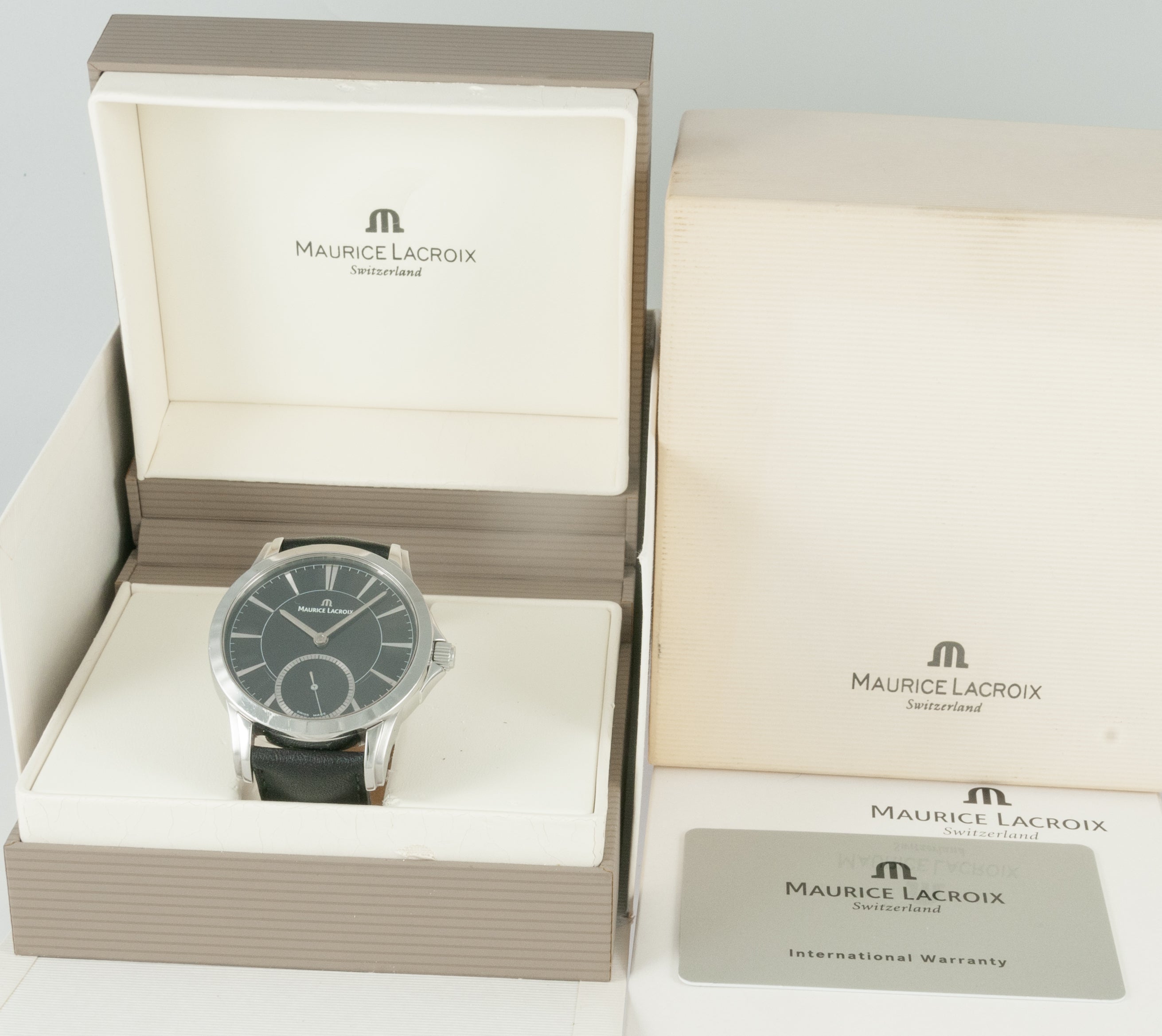 Maurice Lacroix Pontos Steel Black Dial Ref: PT7518